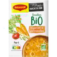 Maggi potage bio soupe bouillon légumes + vermicelles 4 assiettes 60g