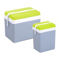 Lot de 1 glacière promo 35l + 1 glacière promo 15l gris perle