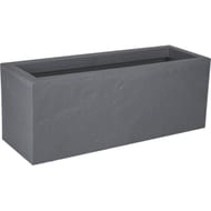 Jardinière volcania up 79.50cm gris galet