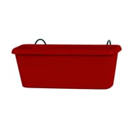 Eda jardinière "chorus" 30cm avec support invisible - rouge rubis