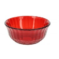 Saladier en verre rouge classica 22.5cm