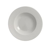 Assiette creuse 20cm embossee pois