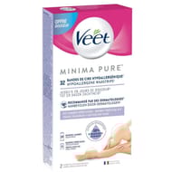 Veet minima pure bandes de cire kit jambes precision x32
