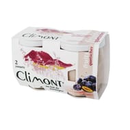 Climont yaourt au lait entier de montagne quetsche 2x125g