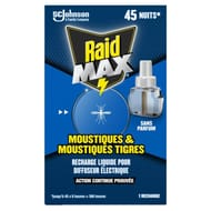 Raid max recharge liquide pour diffuseur électrique 45 nuits