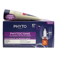 Phyto coffret phytocyane reactionnelle anti-chute femme +shampoing x1
