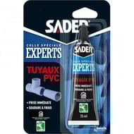 Sader colle tuyau pvc tube sous blister 55ml