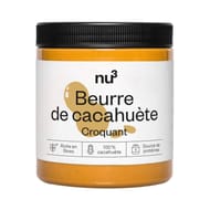 Nu3 beurre de cacahuète crunchy 500g