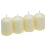 4 bougies cyl 75/47 mm champagne