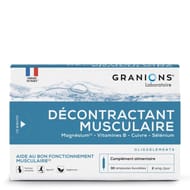 Granions décontractant musculaire ampoules x30