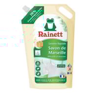 Rainett lessive liquide concentrée ecolable savon de marseille 1.7l