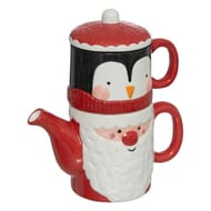 Théière tasse forme père noël