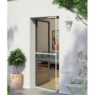 Insect protect moustiquaire porte battante en aluminium blanc - 100x210 cm