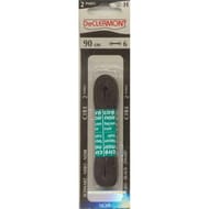 Lacet ciré 90cm noir De Clermont