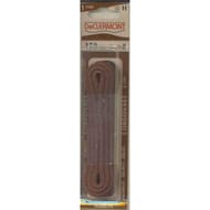 De Clermont Lacets fantaisie plat 150cm marron
