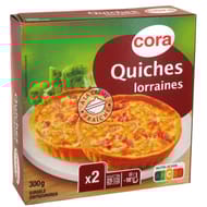 Cora 2 quiches lorraines 300g