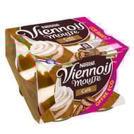Le Viennois Mousse Liégeois café 4x90g offre éco