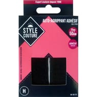 Style couture auto-agrippant autocollant noir