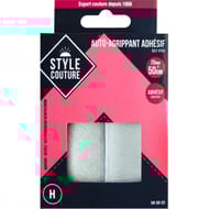 Style couture auto-agrippant autocollant blanc