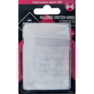Style couture rallonge soutien-gorge 3 crochet blanc