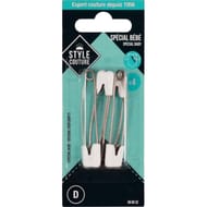 Style couture épingles sûreté pour bébé x4