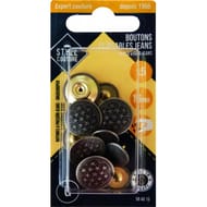 Style couture bouton clipsable jean x5