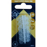 Press transparent 7mm x 18