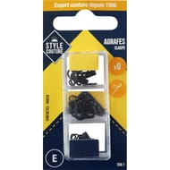 Agrafes corsage noires
