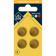 Boutons à queue or 15mm x4 Style Couture