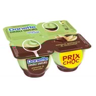 Danette crème dessert pistache chocolat 4x125g prix choc