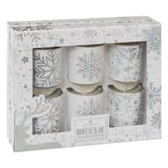 Bougie parfumée blanc x6