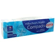 Cora mouchoirs mini 4 plis 15X9