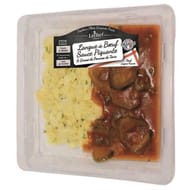 Langue de boeuf sauce piquante écrasé pommes de terre premium 300g