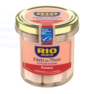Rio mare filets de thon msc à l'huile d'olive et piment - 130g