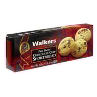 Walkers chocolate chip shortbread 125g