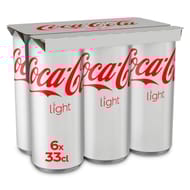 Coca-cola light boite 6x33cl sleek