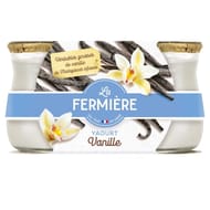 La fermière yaourt vanille pot grès 2x140g