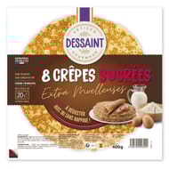Dessaint traiteur crêpes sucrées parfum vanille x8 400g