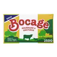 Bocage beurre doux 60% mg plaquette 250g
