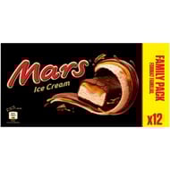 Mars barre glacée format familial x12 480g
