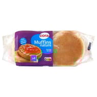 Cora muffins nature sans sucres ajoutés x4 245g