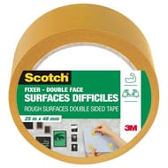 Scotch double face surfacesdifficiles 25MX48MM SCOTCH