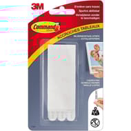 Command 8 languettes de fixation pour cadre fin blanc