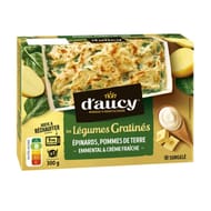 D'aucy légumes gratinés épinards pommes de terre 300g