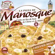 La pizza de Manosque pizza chèvre miel base crème 380 g