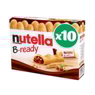 Nutella b-ready t10 etui de 10 pièces 220g