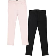 Jegging toile couleur femme MARINE T48