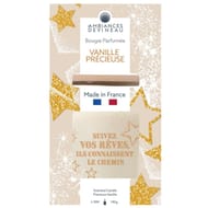 Verre ovale avec couvercle bambou vanille precieuse