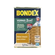 Bondex vernis bois chêne moyen brillant 0.25l