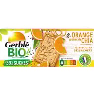 Gerble bio sablé orange graines chia bio 132g